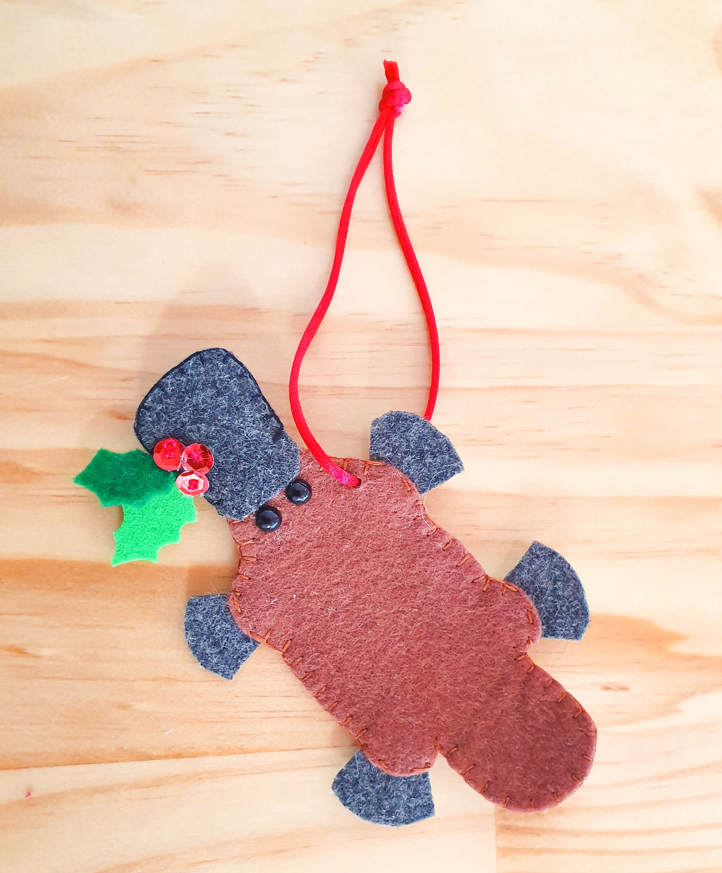 Felt Australian Animal Christmas Decorations/Australian | Etsy