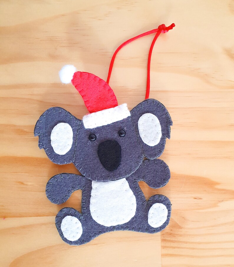 Felt Australian Animal Christmas Decorations/Australian Etsy