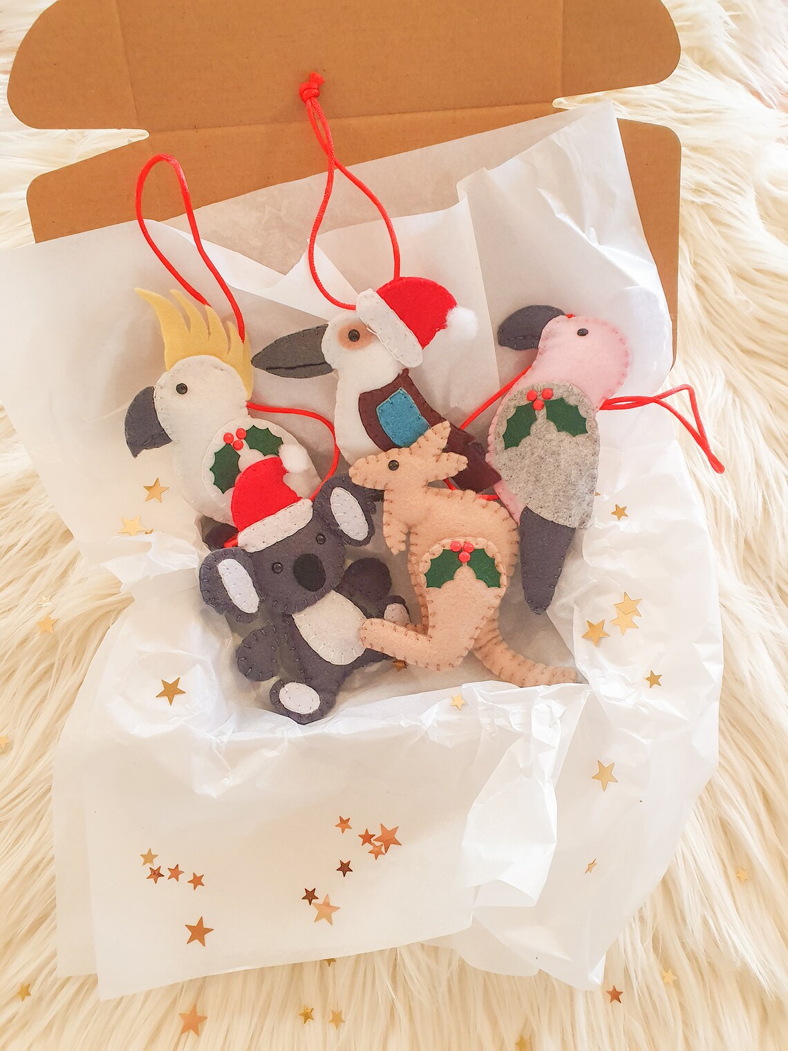 Felt Australian Animal Christmas Decorations/australian Etsy Australia