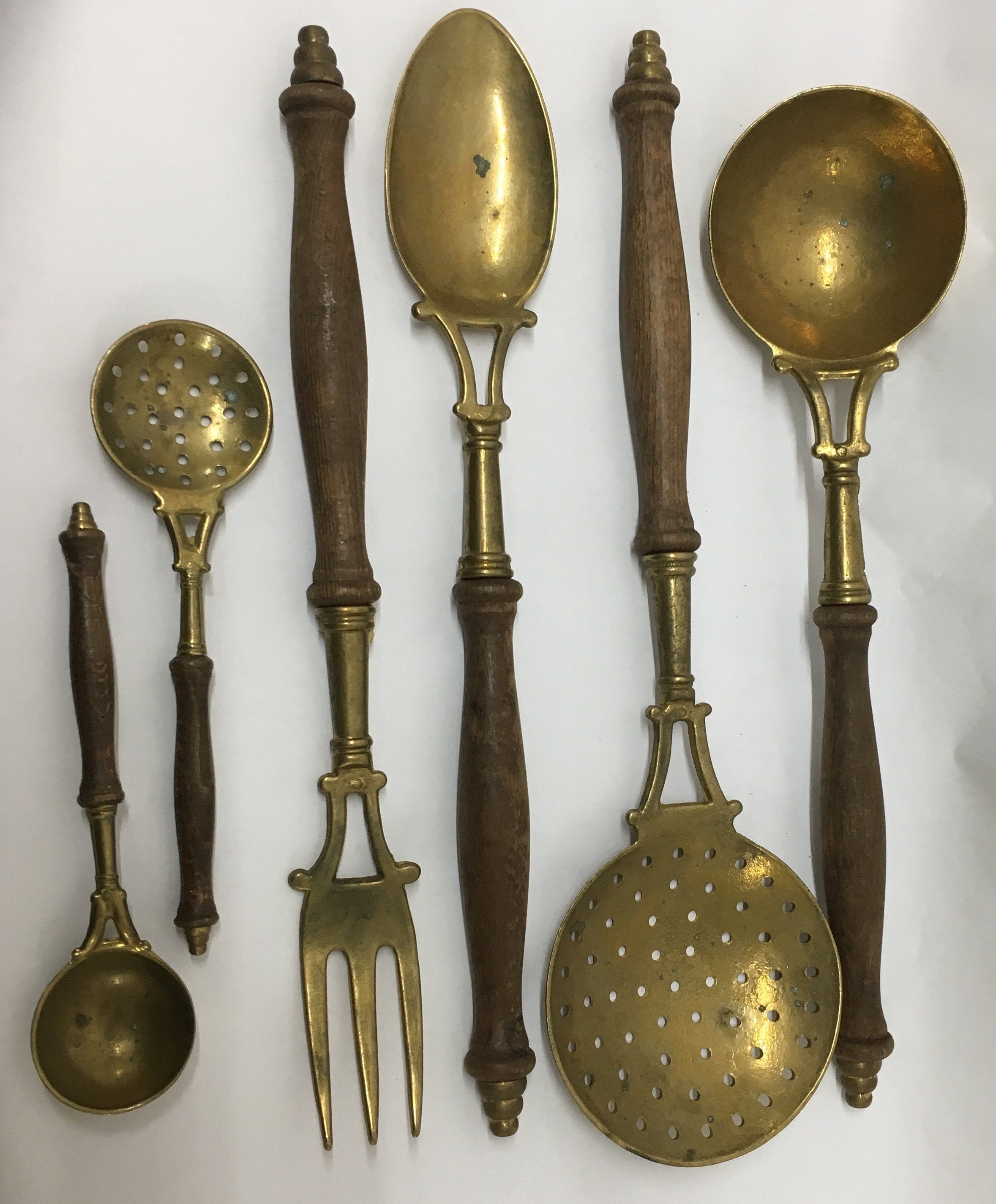 Ensemble de six ustensiles de cuisines du milieu du siècle/ | Etsy