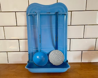 Traditionelles Vintage französisches Emaille Utensil