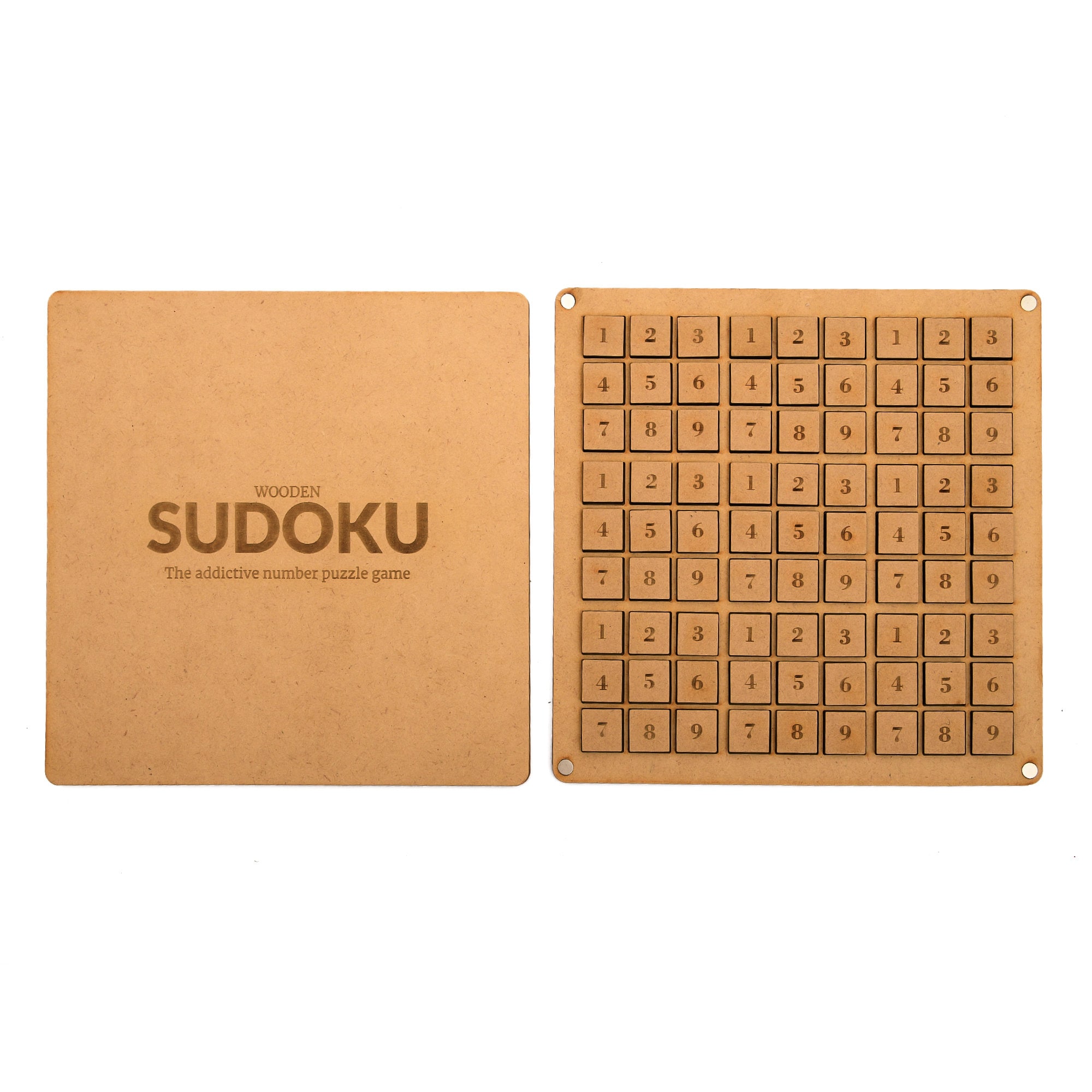 Developl Intellectual Number Puzzle Sudoku Schach Brettspiel Holz 
