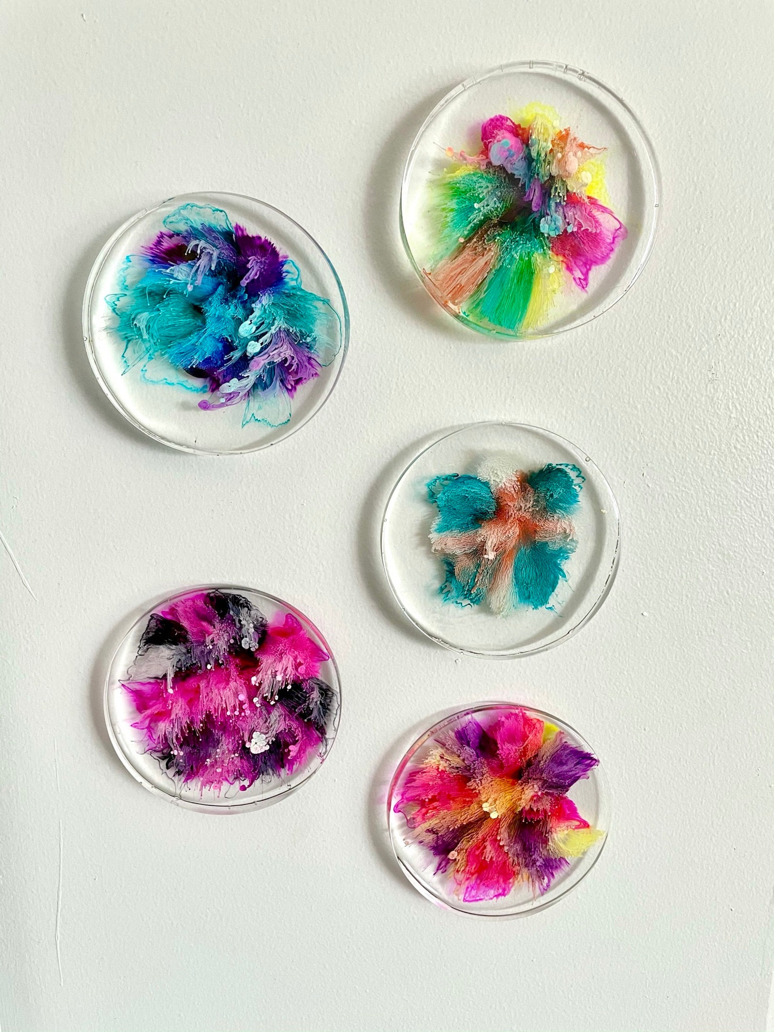 Colorful Large Resin varied Colors Etsy