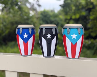 Puerto Rican Flag Can Holder