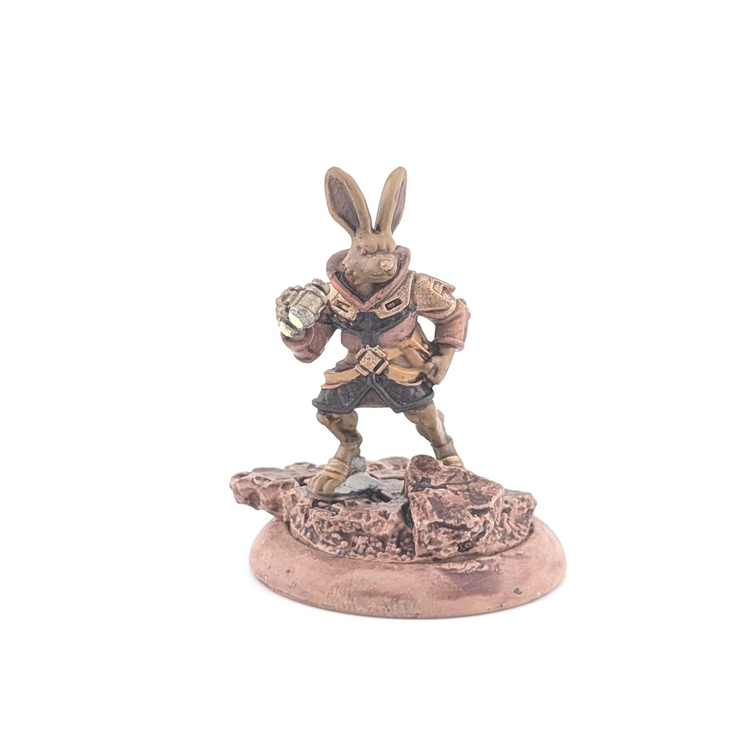 Rabbitfolk Explorer - Hand Painted Miniature for Tabletop RPG - Etsy