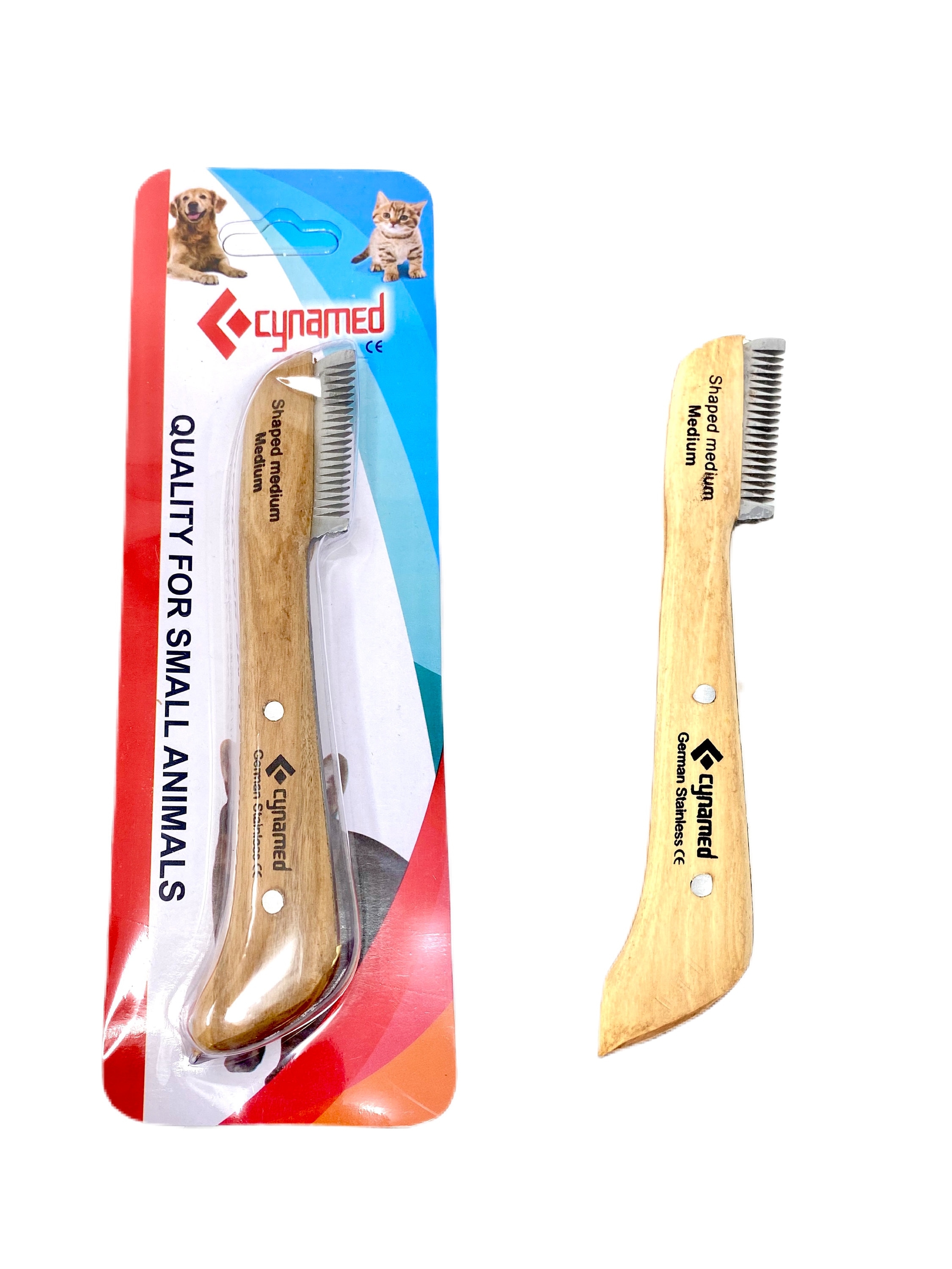 Professional Pet Grooming Tool Stripping Knives, Handcrafted Wooden