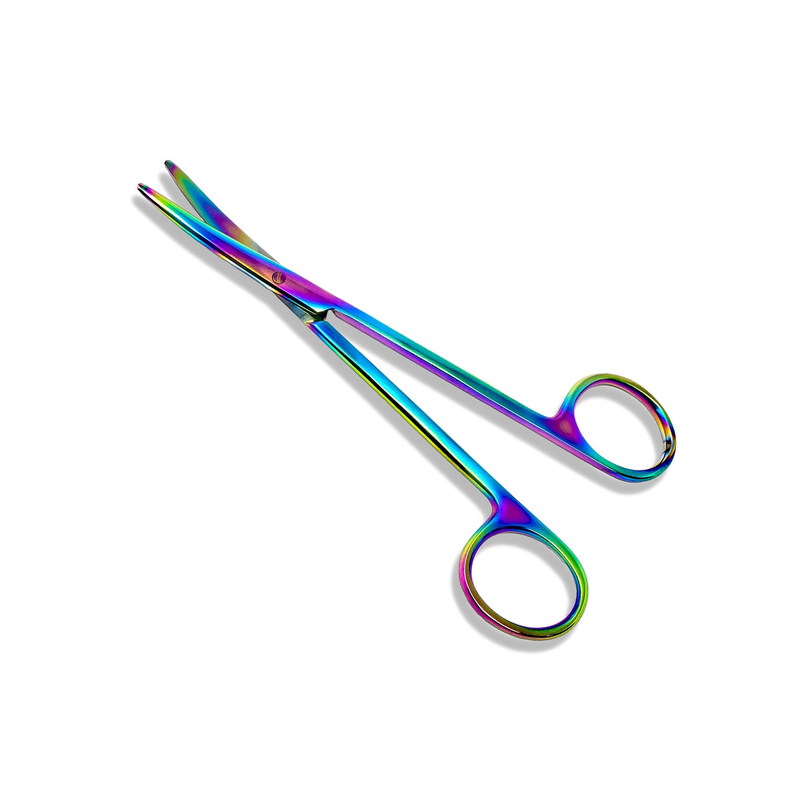 Multi Color Rainbow Slimstyle Scissors Stainless Steel Etsy