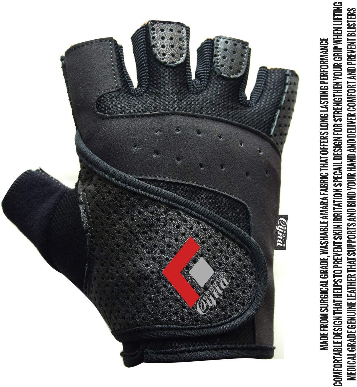 Leder Weight Lifting Gym Bike Handschuhe mit Antirutsch Leder Etsy.de