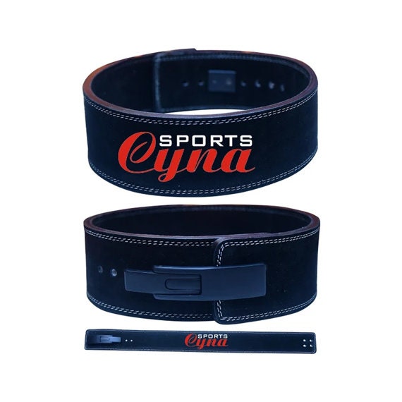 Cynasports Hand Crafted Power Weight Lifting Nubuck Leather Lever