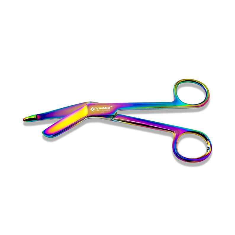 Multi Rainbow Color Bandage Scissors For Medical Students and Etsy
