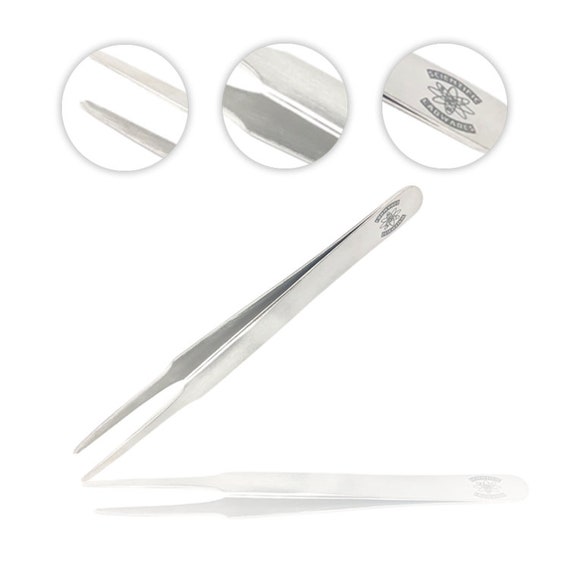 Scientific Labwares Stainless Steel Lab Forceps with Straight Etsy