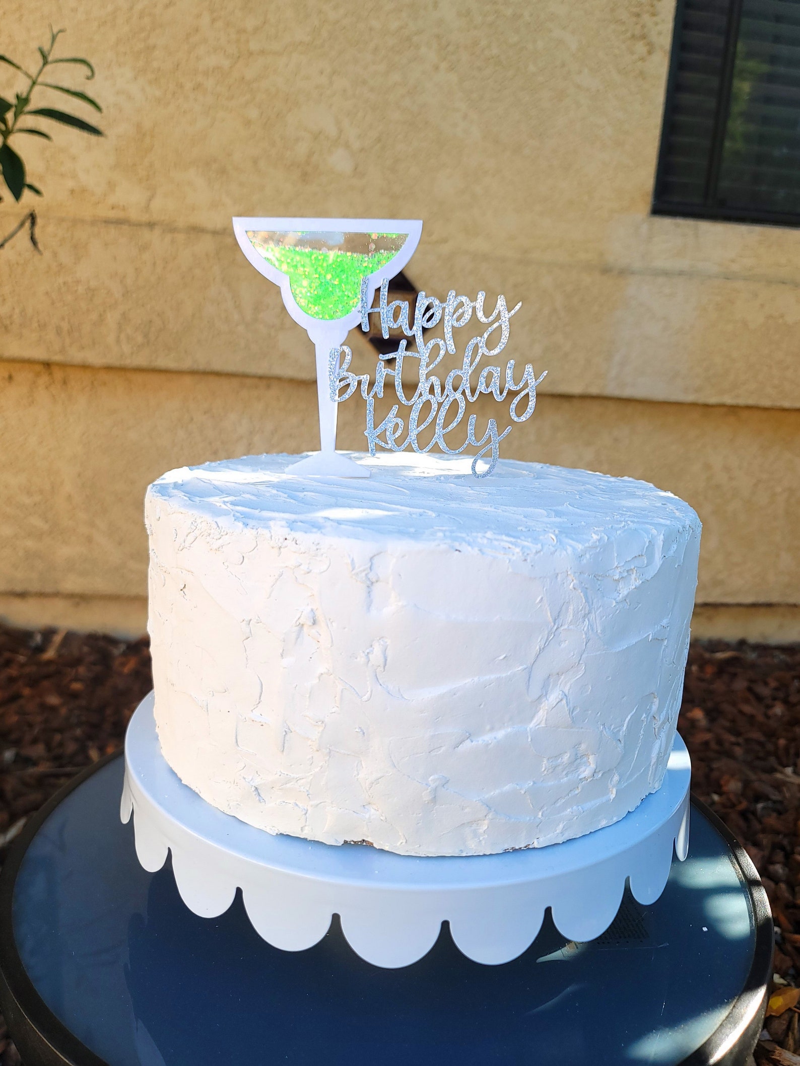 Margarita Glass Cake Topper Custom Cake Topper Birthday Etsy