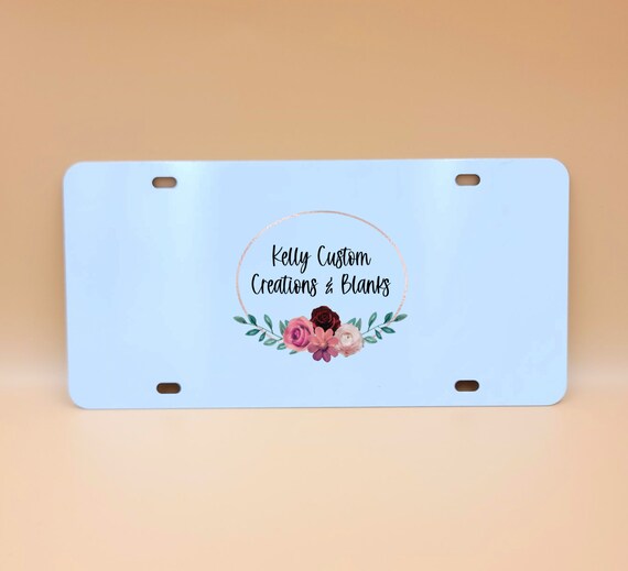 Sublimation License Plate Blank 