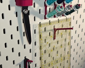 Set for Skadis Board - Sewing Thread, Tool & scissors hooks