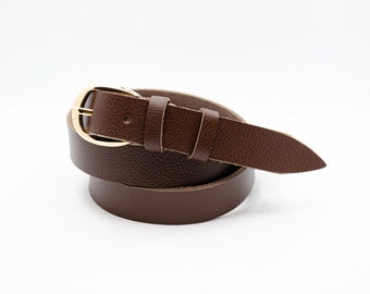 Ceinture en cuir femme, Ceinture en cuir marron femmes, Ceinture en cuir, Ceinture en cuir marron, Ceinture en cuir bronzé, Ceinture en cuir large pour femmes, Ceinture pour jeans