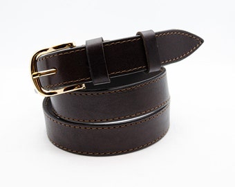 Ceinture marron en cuir, ceinture en cuir marron, ceinture en cuir véritable, ceinture femme, ceinture en cuir pour femmes, ceinture brune, cadeau pour elle, cadeau pour femmes