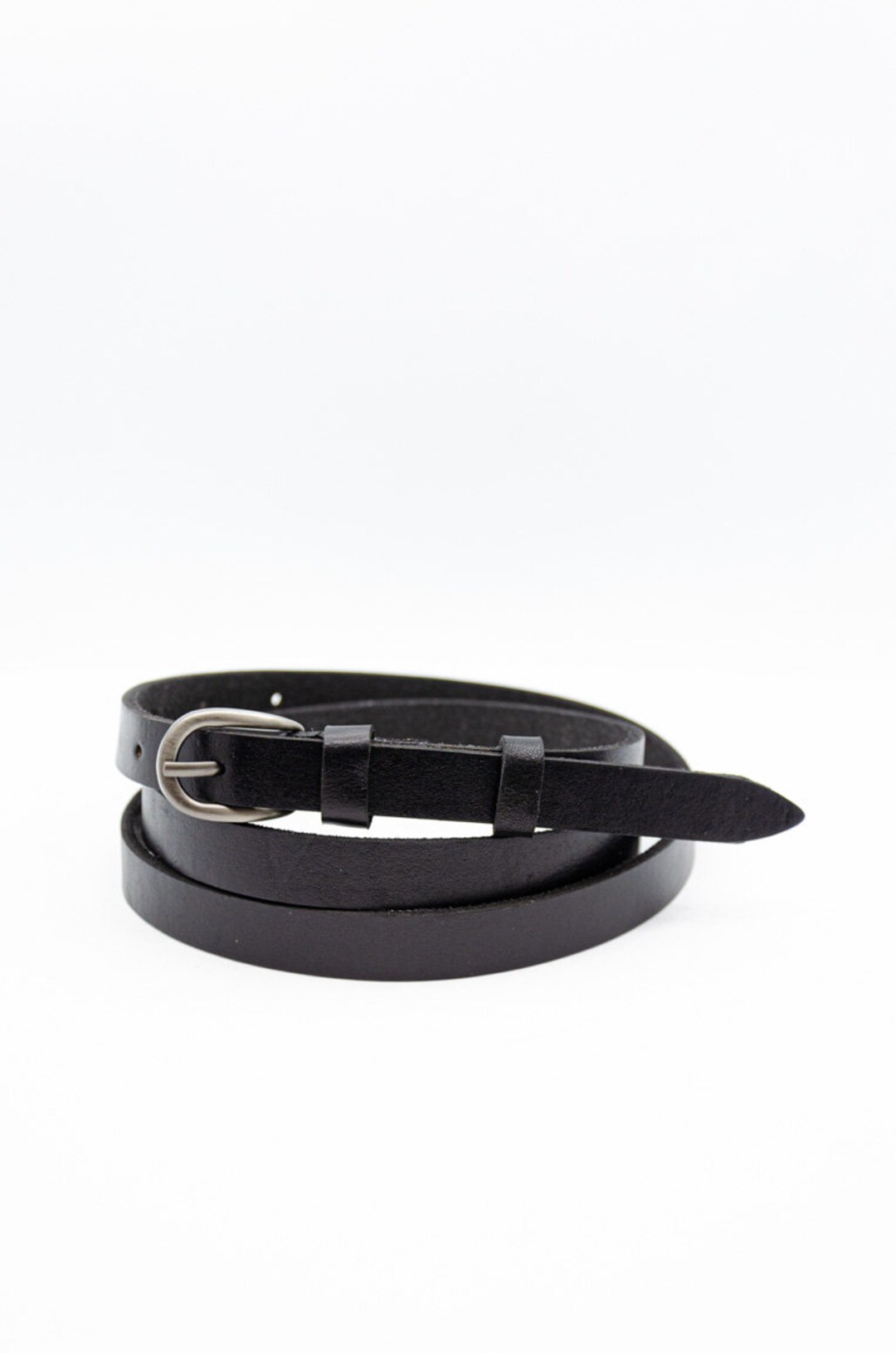 Black Leather Skinny Belt, Leather Belt, Genuine Leather Belt, Womens Belt, Leather Belt Women