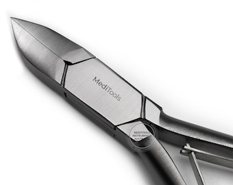 Toenail Clippers, CONCAVE JAW, Toenail Cutter for Thick Nails, Pedicure, Manicure, Ingrown Nail Cutter, INOX Stainless Steel, Premium