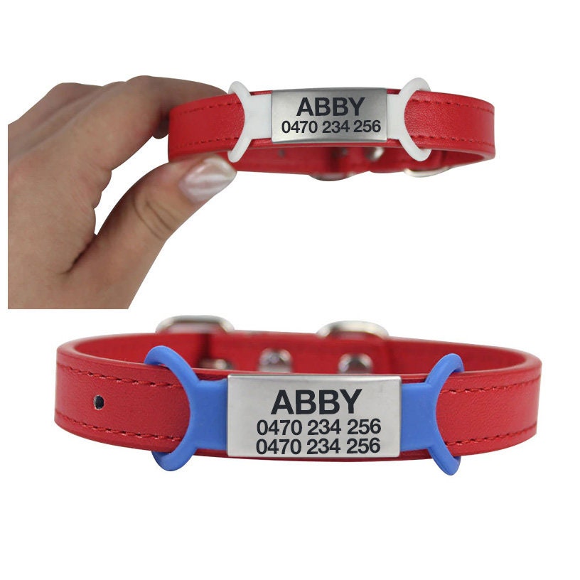 Custom Dog Tags Slide On Dog ID Tag Small Dog ID Tag Pet Etsy Australia