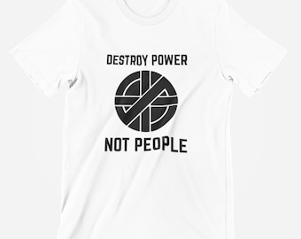 Destroy Power T-Shirt as worn by Joe Strummer The Clash