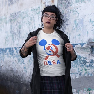 Classic Crass USA USSR  T-Shirt Vintage