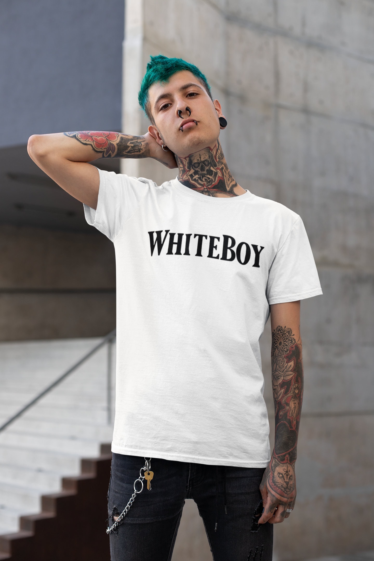 ★LMOOD★ Muscle Boy Logo Half Sleeve T-Shirt White ADV Tone SS Structure Tee M | White | Craft Sportswear