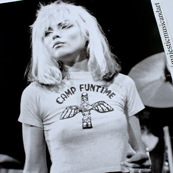 Camp Funtime 70s Punk Blondie T-shirt - Etsy
