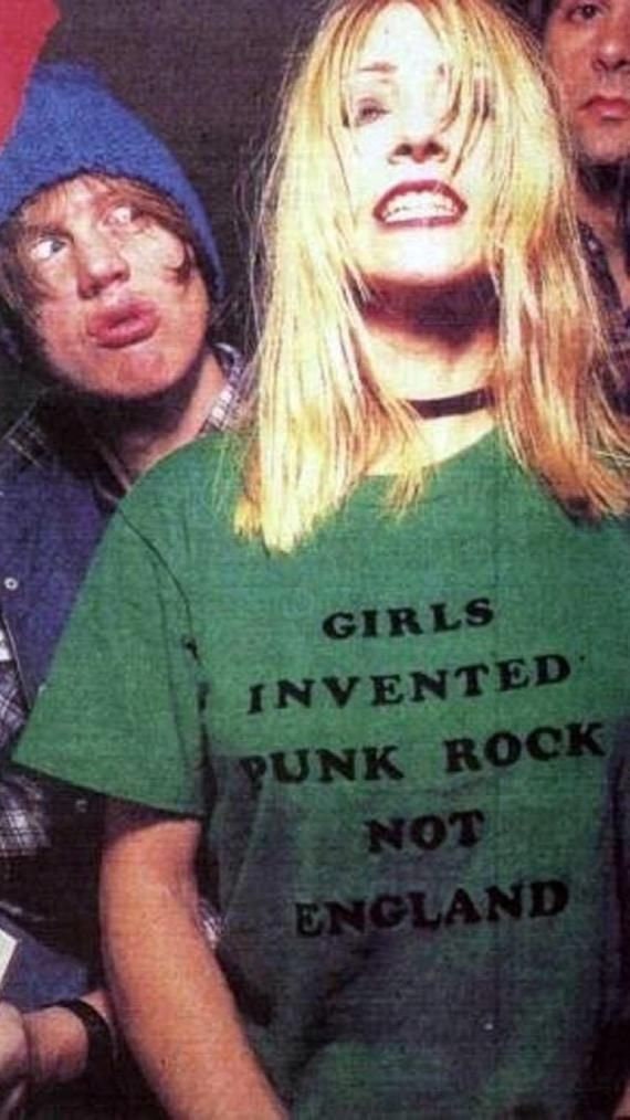 Girls Invented Punk Rock Not England T-Shirt Girls Invented Punk Rock Not England T-Shirt