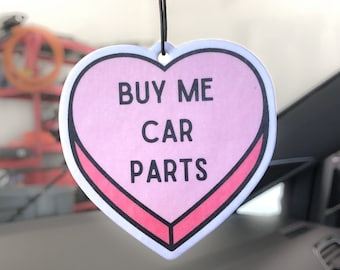 Two (2) Car Girl Air Fresheners | Lady Driven Car Freshener | Car Girl Air Freshener | Girly Car Fragrance Tree |  Kawaii Buy Me Car Parts