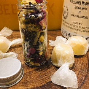 Beeswax Melts-Midsummer Moonlight-wax melts-loose incense image 4