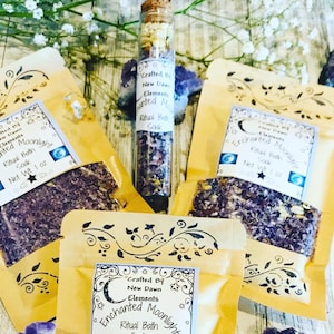 Blumiges Badesalz: Verzaubertes Mondlicht, Lavendel & Jasmin