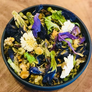 Herbal Moon Loose Herbal Tea Blend ~ Organic Tea Blend ~ Night Time Tea ~ Caffeine Free ~ Sleep Remedy ~ Dream Magic Tea ~ Relaxing Tea