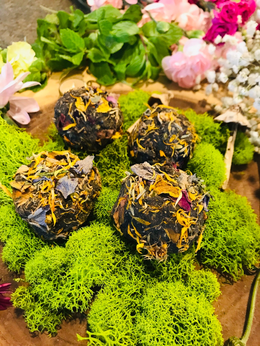 Pollinator Seeds Botanical Bee Bombs Wildflower Seeds Organic Floral