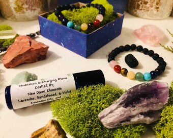 Armband met lavakraalkristal, aromatherapie etherische oliediffusorsieraden