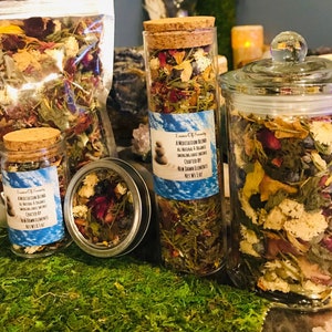 Meditation Herbal Incense Blend: Essence of Serenity, Organic Smoke Cleansing