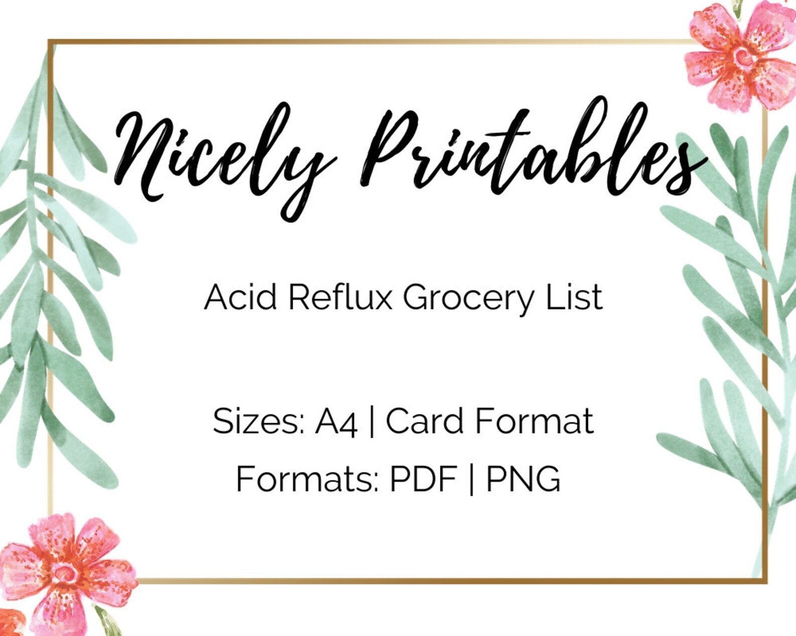 Acid Reflux, Gerd, LPR , Heartburn, and Gastritis Diet Grocery Shopping