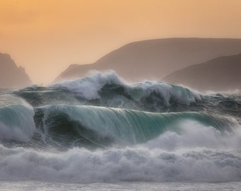 Stormy Coumeenoole - Panorama / Dingle / Ireland / Free Shipping Worldwide