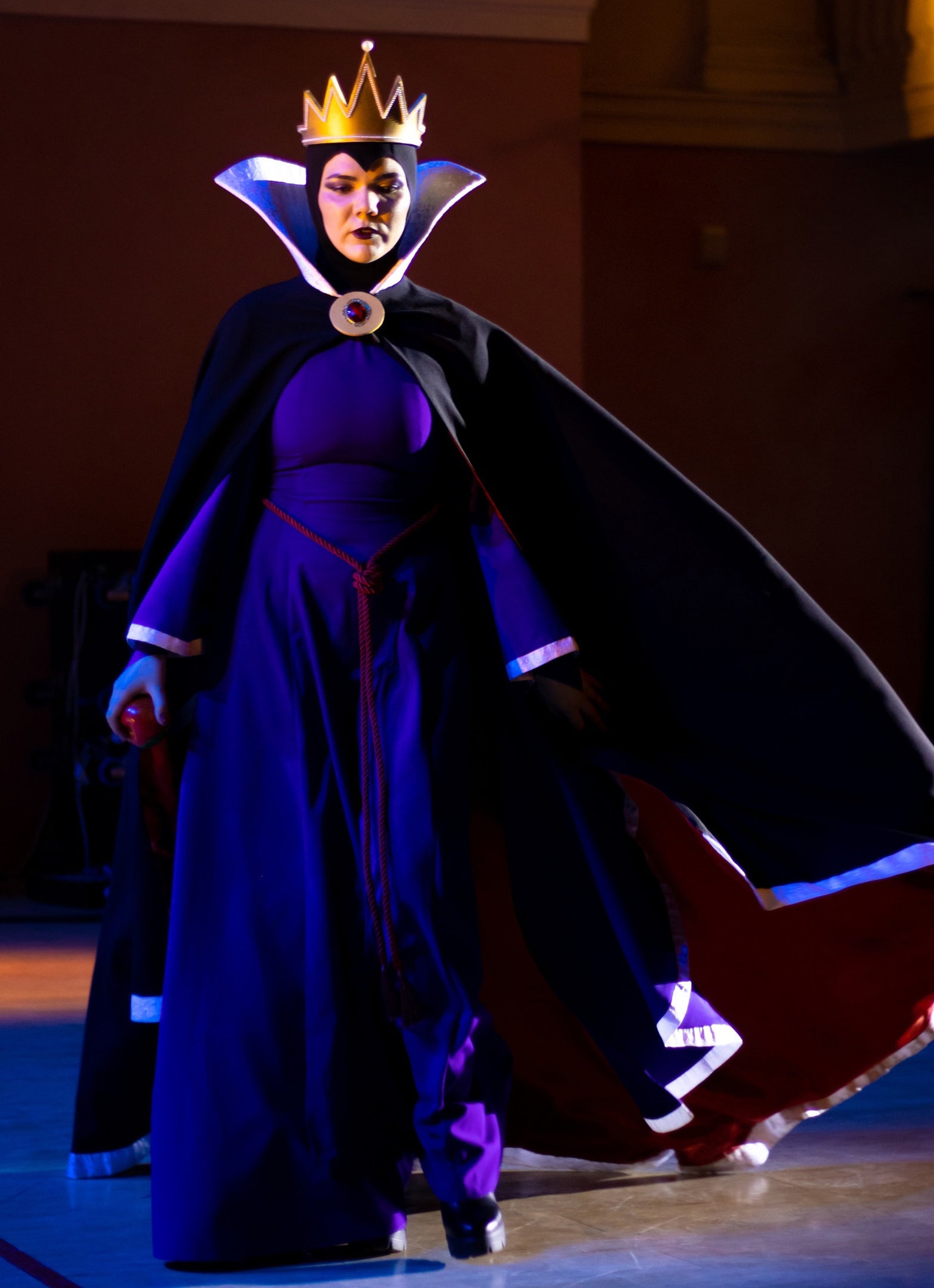 The Evil Queen cosplay costume that was inspired by Disney. Etsy
