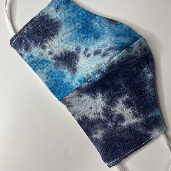 100% Cotton Double Layer Shibori Face Mask