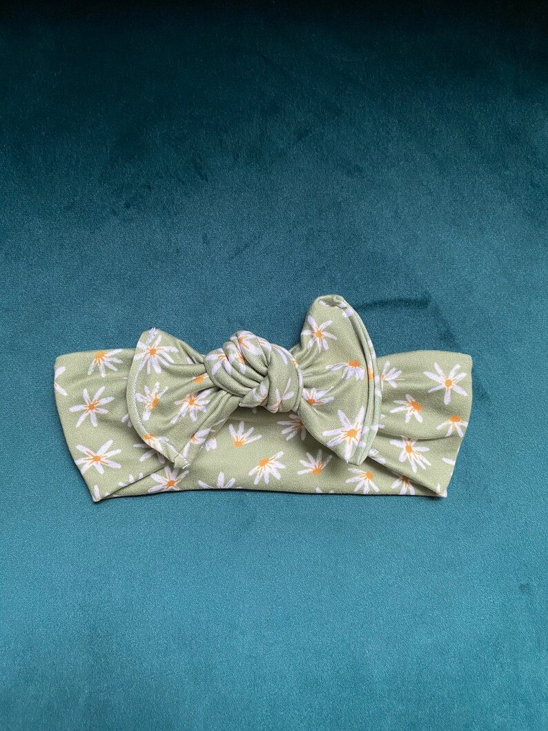 Daisy Green Headwrap
