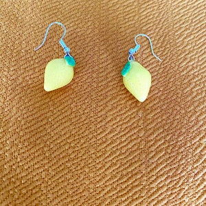 Signature lemon(luxo) earrings | cute earrings | fruit earrings