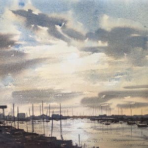 Original watercolour painting by Christopher Stephen Art