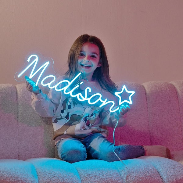 Custom Neon Sign | Custom Name Neon Sign | Room Decor | LED Neon Light| Bedroom Neon Sign | Wall Decor | Personalized Gift Birthday