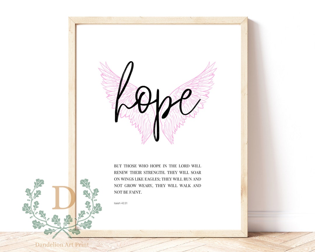But Those Who Hope in the Lord Will Renew Their Strength (isaiah 40:31 ...