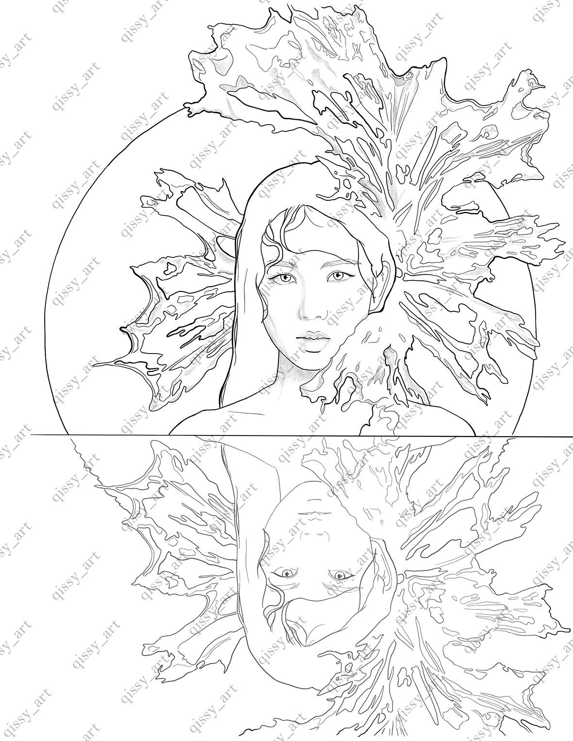 BLACKPINK digital coloring page qissy_art | Etsy