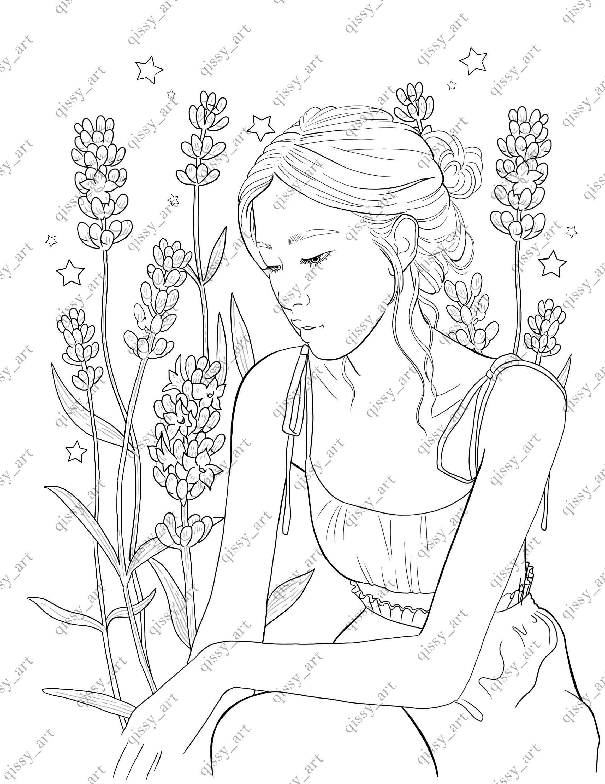 BLACKPINK digital coloring page qissy_art | Etsy