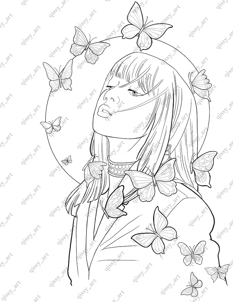 25+ elegant collection Blackpink Coloring Pages / Coloring Pages Kpop