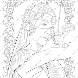 BLACKPINK digital coloring page qissy_art | Etsy