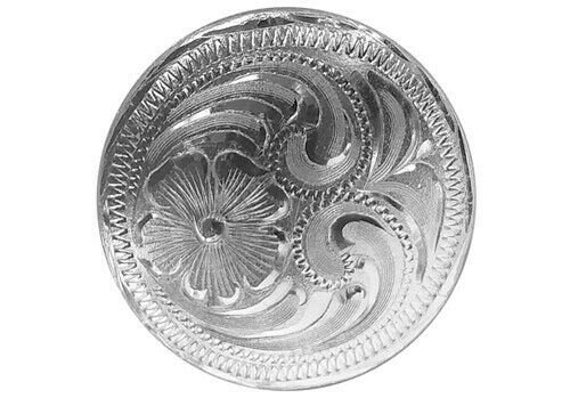 Silver Plated Concho