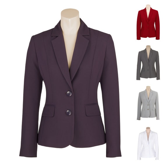 dark red womens suit